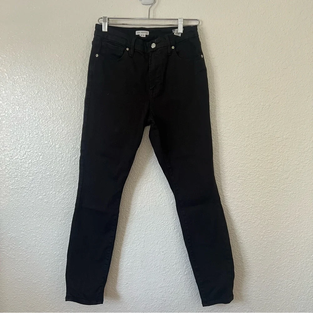Good American Good legs High Rise Skinny Jeans 31 - Picture 2 of 10